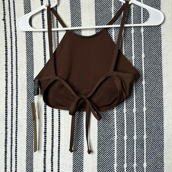 NWT Skims Recycled Swim High Neck Top - Picture 4 of 5